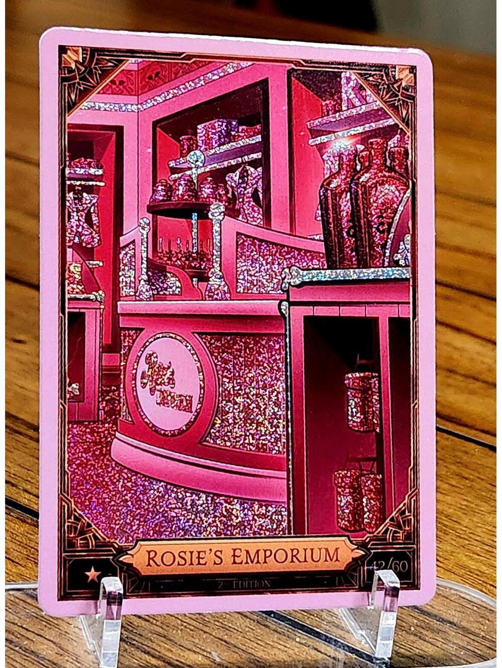 Rosie's Emporium foil trading cards  - Hazbin Hotel